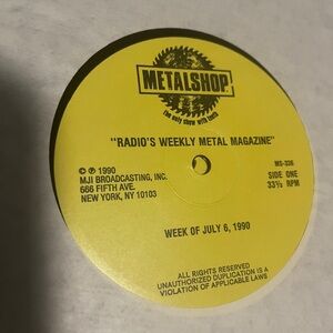 FLASH SALE!CLASSIC 33-1/3-2 RecordSet METALSHOP/RADIO Wkly METAL MAGAZINE*List⤵️